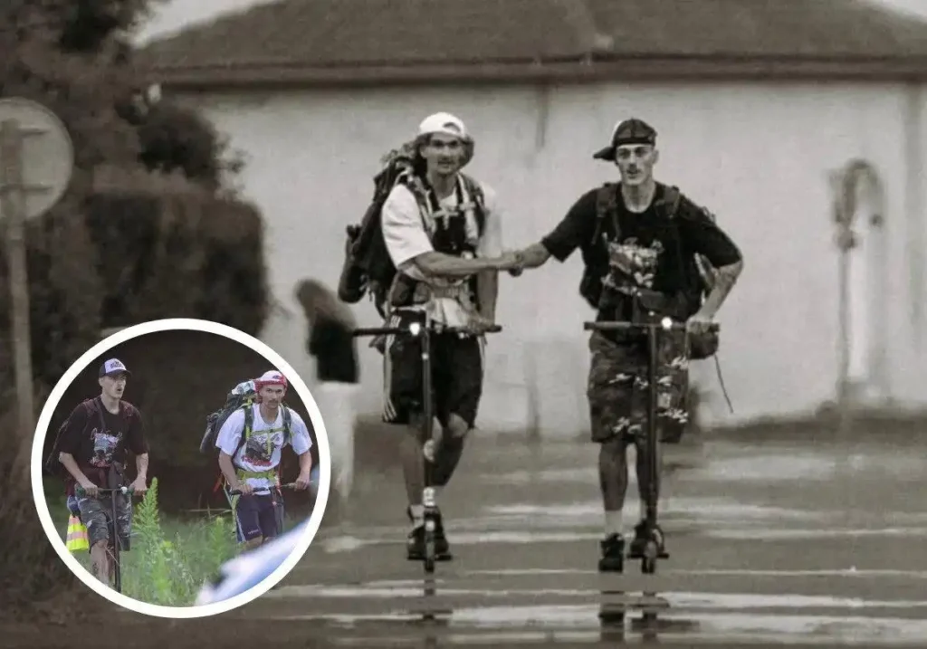 Aventura en Patinete: Dos Jóvenes Vascos Desafían los Límites de la Movilidad Sostenible