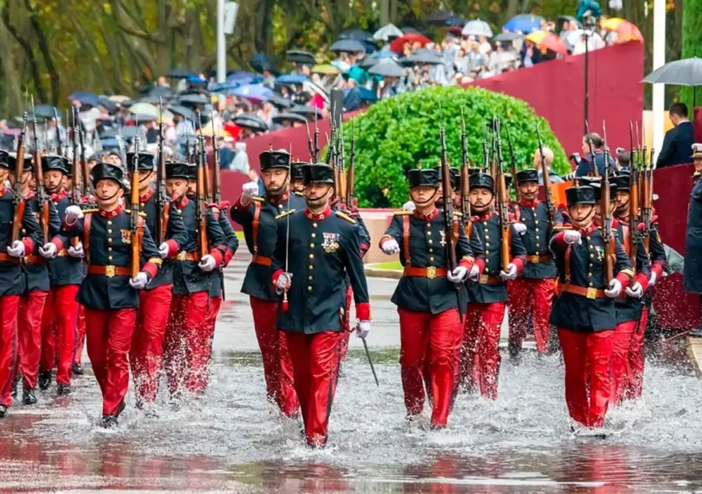 Celebración del Día de la Hispanidad: Un Desfile Militar en Madrid