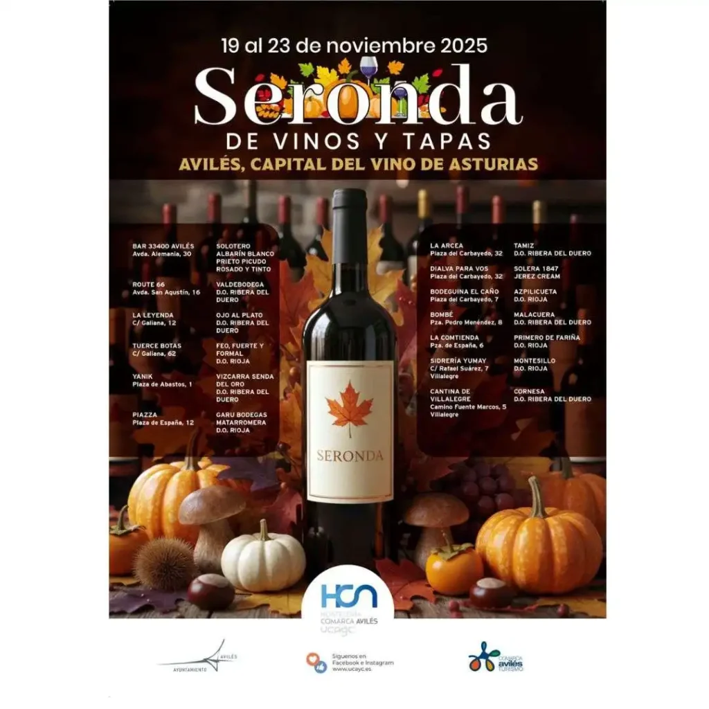Delicias Otoñales: La IV Seronda de Vinos y Tapas en Avilés