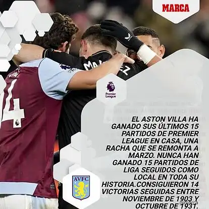 El Aston Villa de Unai Emery: Una Racha Histórica en la Premier League
