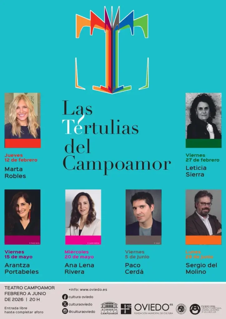 Marta Robles y el Renacer Cultural de Oviedo: Tertulias del Campoamor 2026