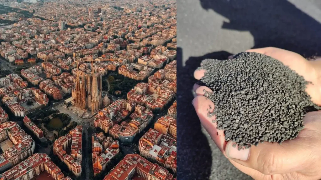 Barcelona apuesta por el biocarbón de hueso de aceituna para reducir 76% las emisiones del asfalto