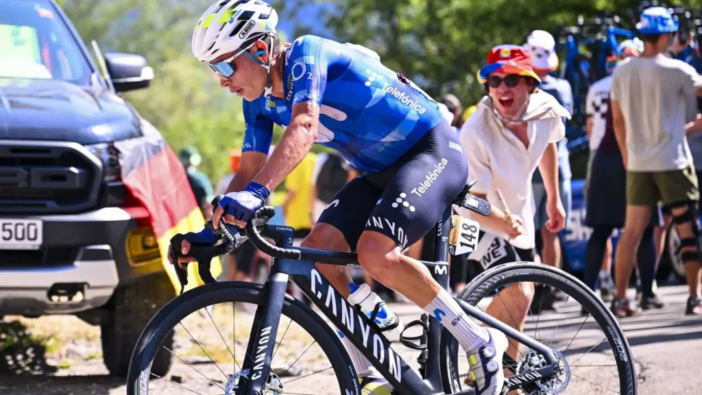 Einer Rubio grave accidente Alpe d’Huez Tour de Francia 2026: 20 puntos de sutura y abandono en plena lucha por el podio