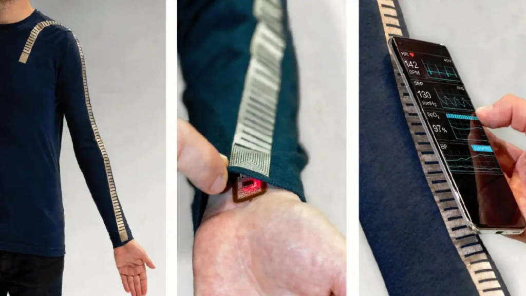 Manga inteligente para medir presión arterial sin batería: avance médico-tecnológico en ropa wearable