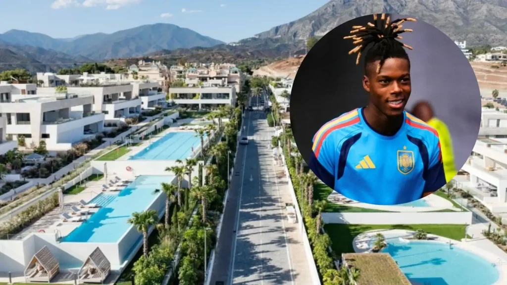 Nico Williams compra mansión de 9.000 m² en la Milla de Oro de Marbella tras ser campeón del mundo