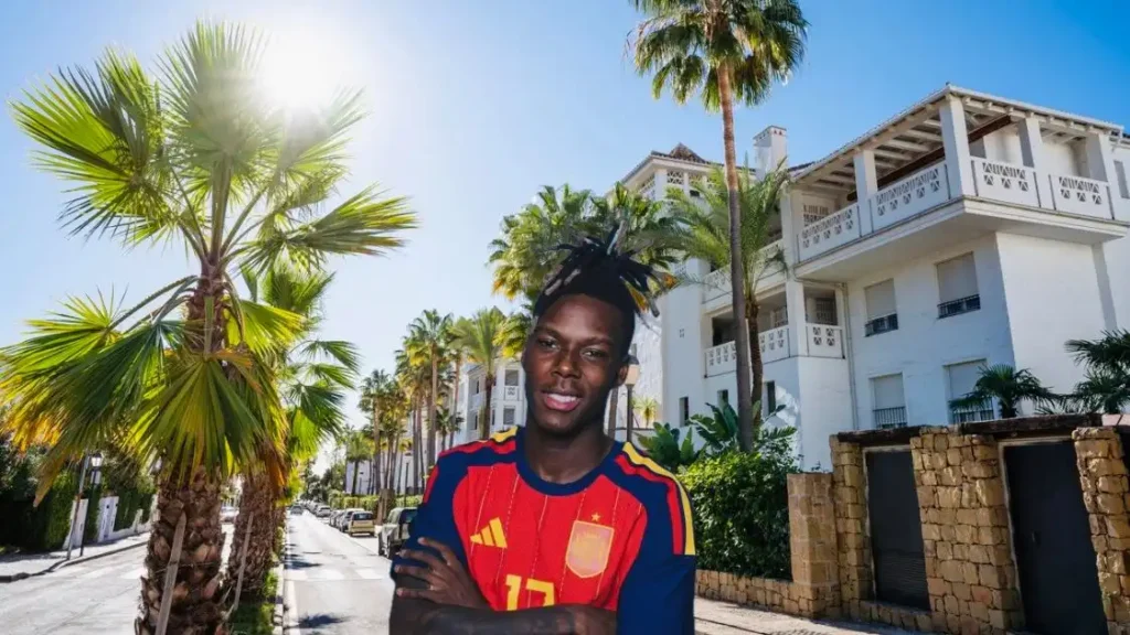 Nico Williams y su mansión en Sierra Blanca: el refugio exclusivo del futbolista en la Milla de Oro de Marbella